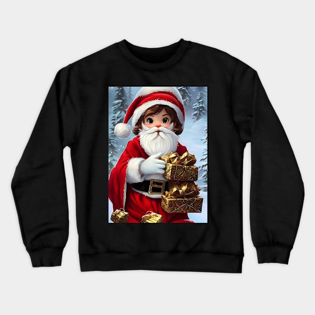 Santa's helper #3 Crewneck Sweatshirt by aifuntime